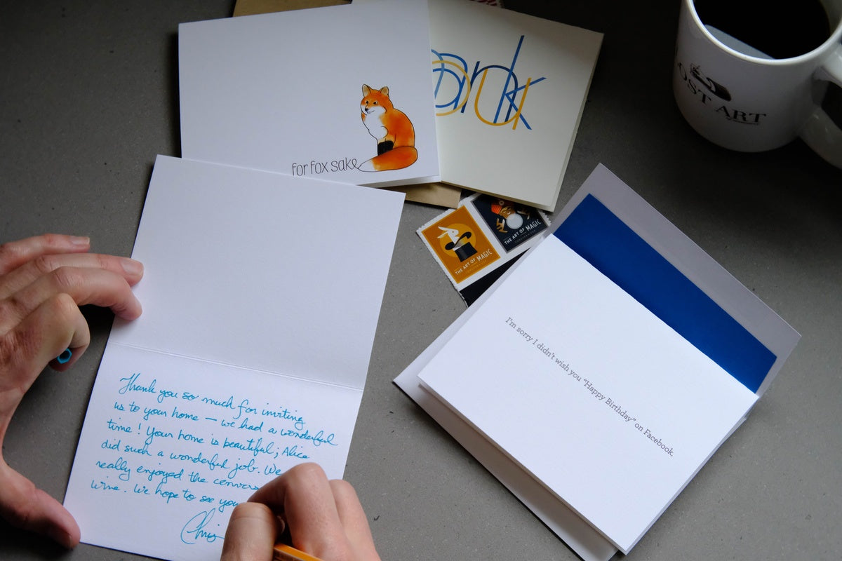 4 cards a month w/ stamps
