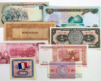 World paper money from Venture in History