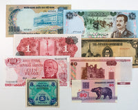 World paper money from Venture in History