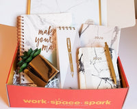 Work • Space • Spark: Your Career Growth & Office Decor Subscription Box